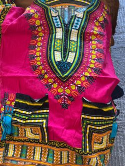 African Dashiki Print Top