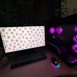 Gaming Pc And Monitor 