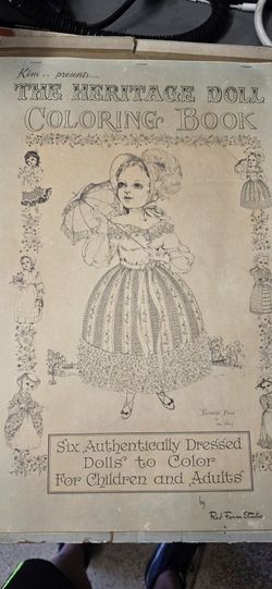 Heritage Doll Coloring Book
