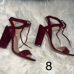 Burgundy Heels