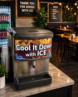 Commercial Lancer Ice Dispenser – Restaurant, Café & Convenience Store Ready