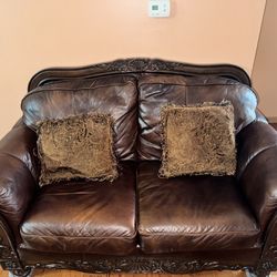 Leather  Couch 