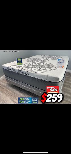 Queen Sky Comfort Bamboo Cool Gel Memory Foamm Matres!!