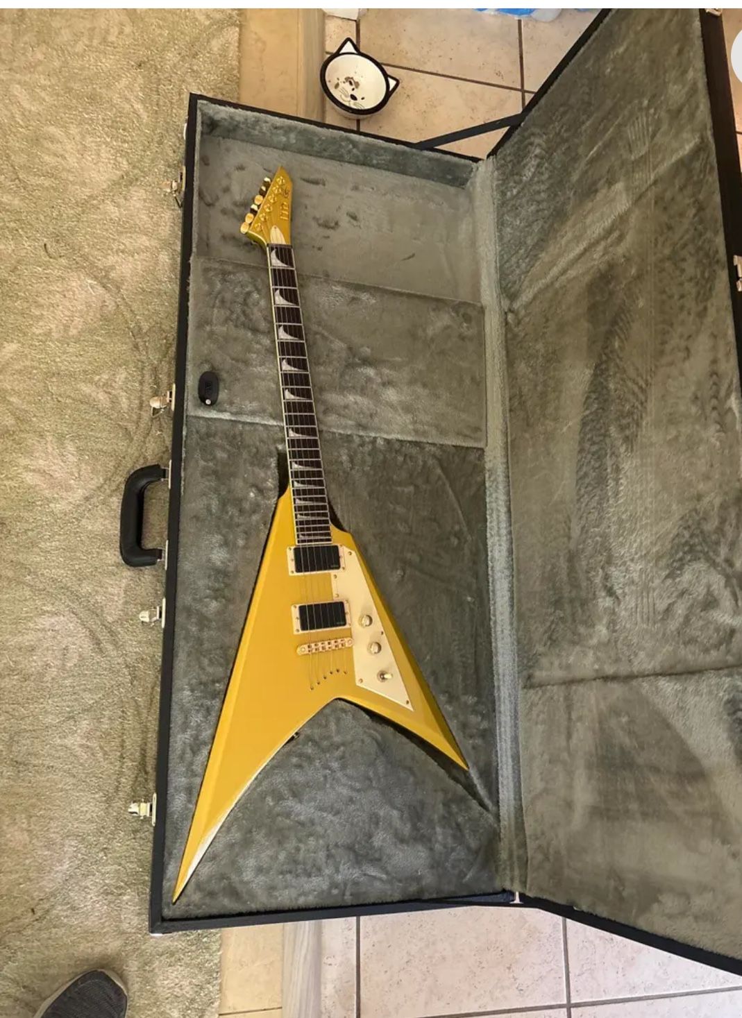 LTD Kirk Hammett model with hard case