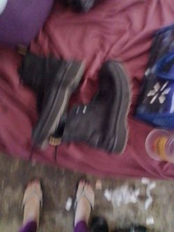 Black boots