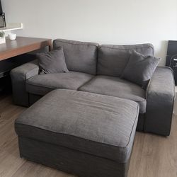 Living Room Set – Couch + Ottoman + Coffee Table