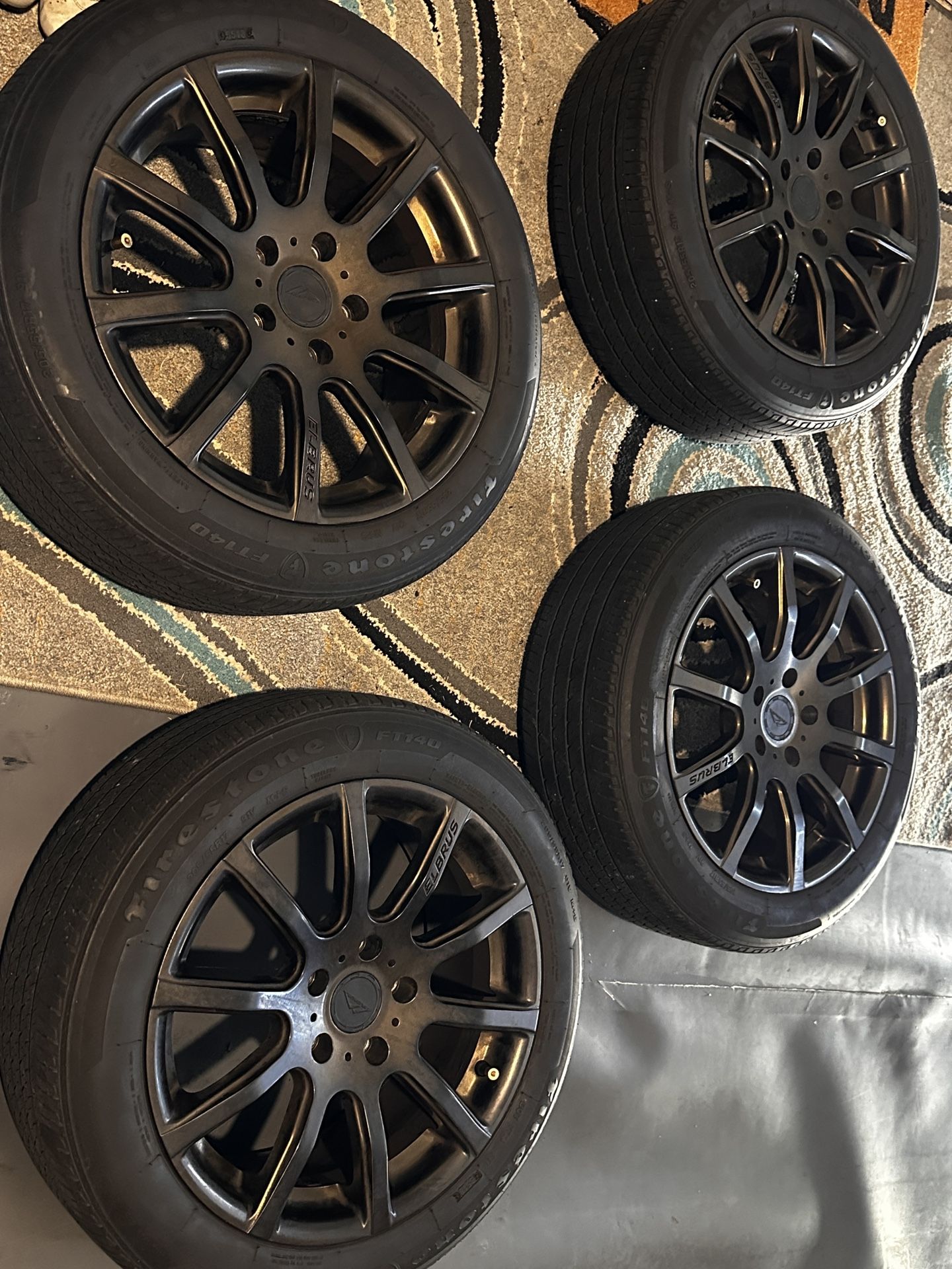 17” Elbrus Wheels & Tires 205/55/17