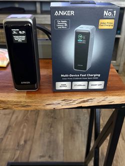 Anker Prime Power Bank, 27,650mAh 3-Port 250W Portable Charger