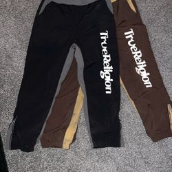True Religion Track Pants Sz L 