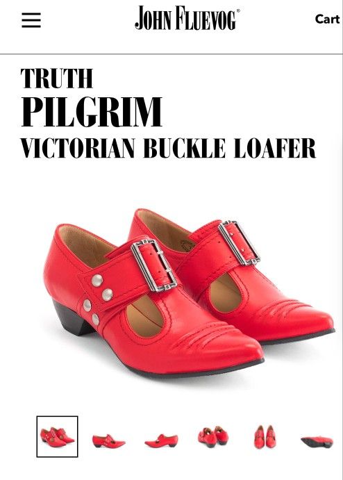 John Fluevog: Pilgrim Victorian Buckle Loafer
