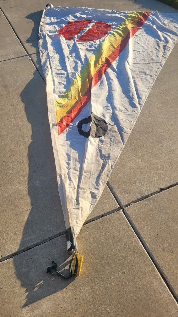 Old Bic 14' X 8' Sailboard Sail