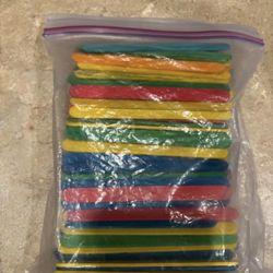 400 Wood Color Popsicle Sticks Craft Hobby