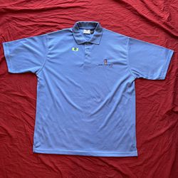 Men's Chevy Camaro Blue Pointe Polo Shirt Size XL Blue