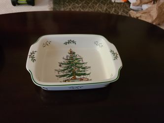 CHRISTMAS TREE SPODE  COOKING DISH