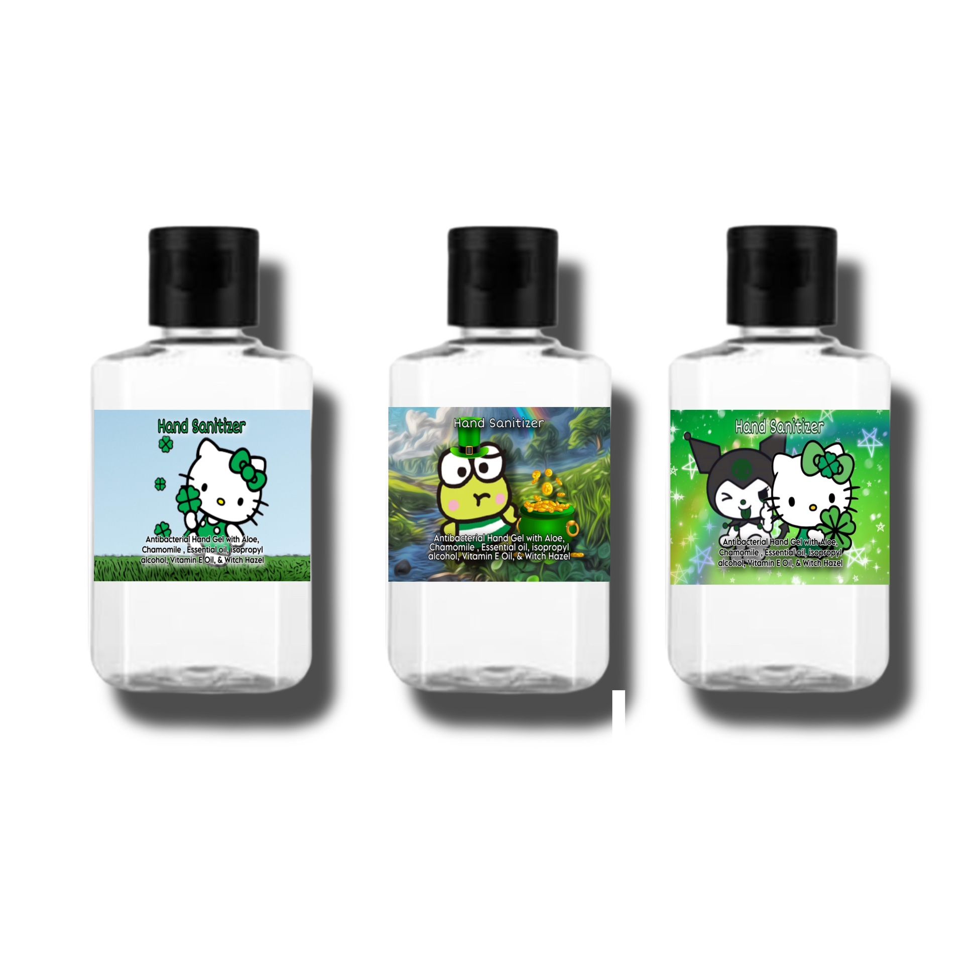 Hello Kitty & Friends Saint Patrick’s Day Hand Sanitizer Set of 3