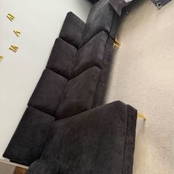 Modern L shaped or U shape sectional sofa couch 5 seat