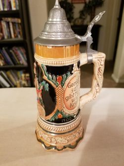 Vintage German Beer Stein Music Box