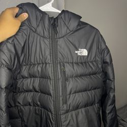 The North Face Aconagua hooded jacket in black Size L