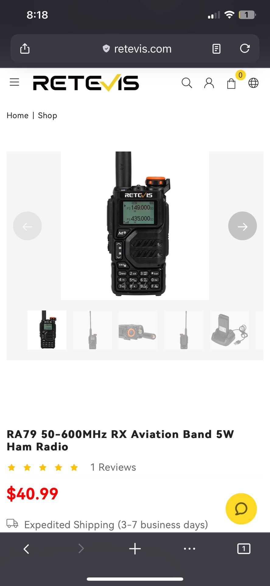 RETEVIS TWO WAY RADIO RA79