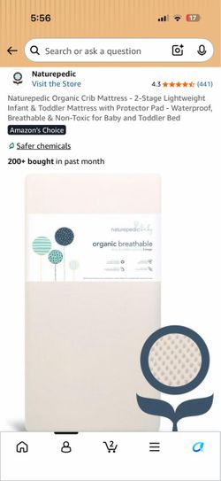 Naturepedic Infant/Toddler Mattress