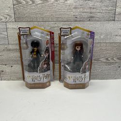 Harry Potter Magical Minis Series 1 Harry Potter & 1 Hermione Granger  Set of 2 Figures Wizarding World