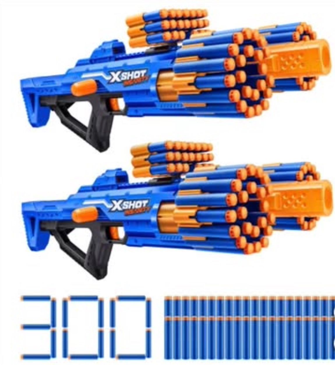 X-Shot Insanity Double Berzerko Blaster - New