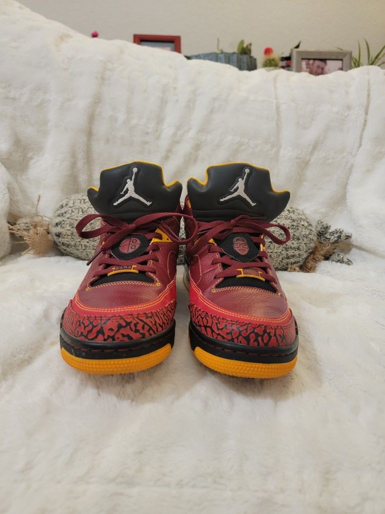 Nike 580603 607 Air Jordan Son Of Mars Size Hawk Red/ White Gold