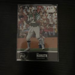NFL CARD JOE NAMATH