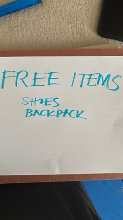 Free mens shoes, bag etc