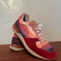 Women’s Size 9 INKKAS Pink Mountain Scene Shoes - $50 Great Condition