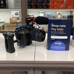 Canon EOS R6 Mark II Camera Rigged With Vmount Battery Excellent Conditions (Located In Downey, CA)