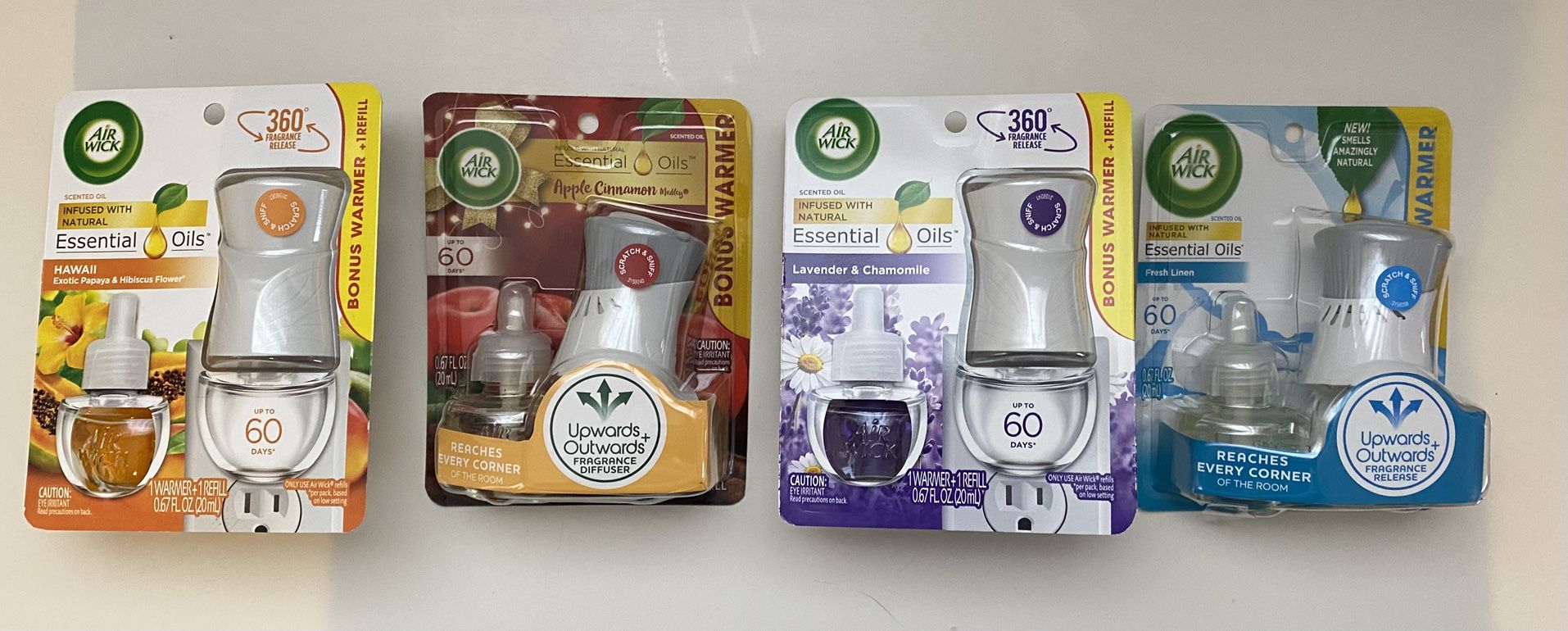 Airwick scented oil with plug 4 for $5