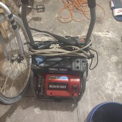 black max 1800 pressure washer 
