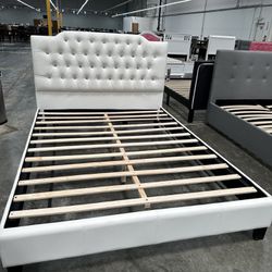 Ck White  Crystal Bed W Ortho 