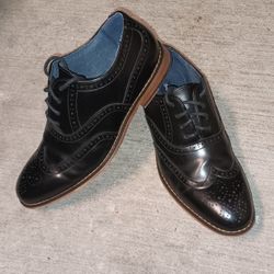 Bruno Marc 'Prince' Leather Oxford Dress Shoes Sz.5