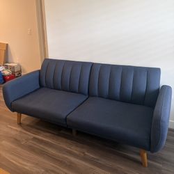 Novogratz Brittany Futon Sofa - Blue