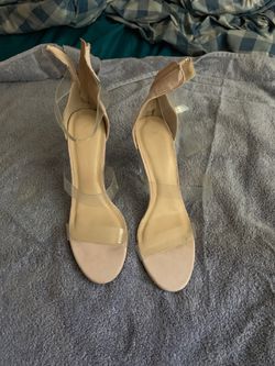 Clear heels