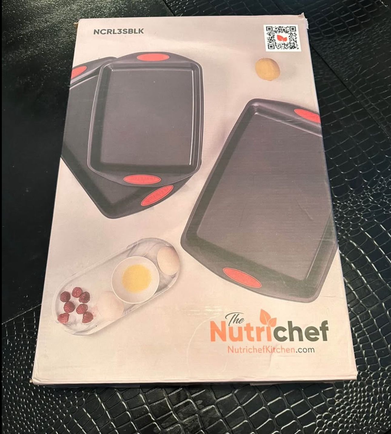 Nutrichef 3pc bakeware set