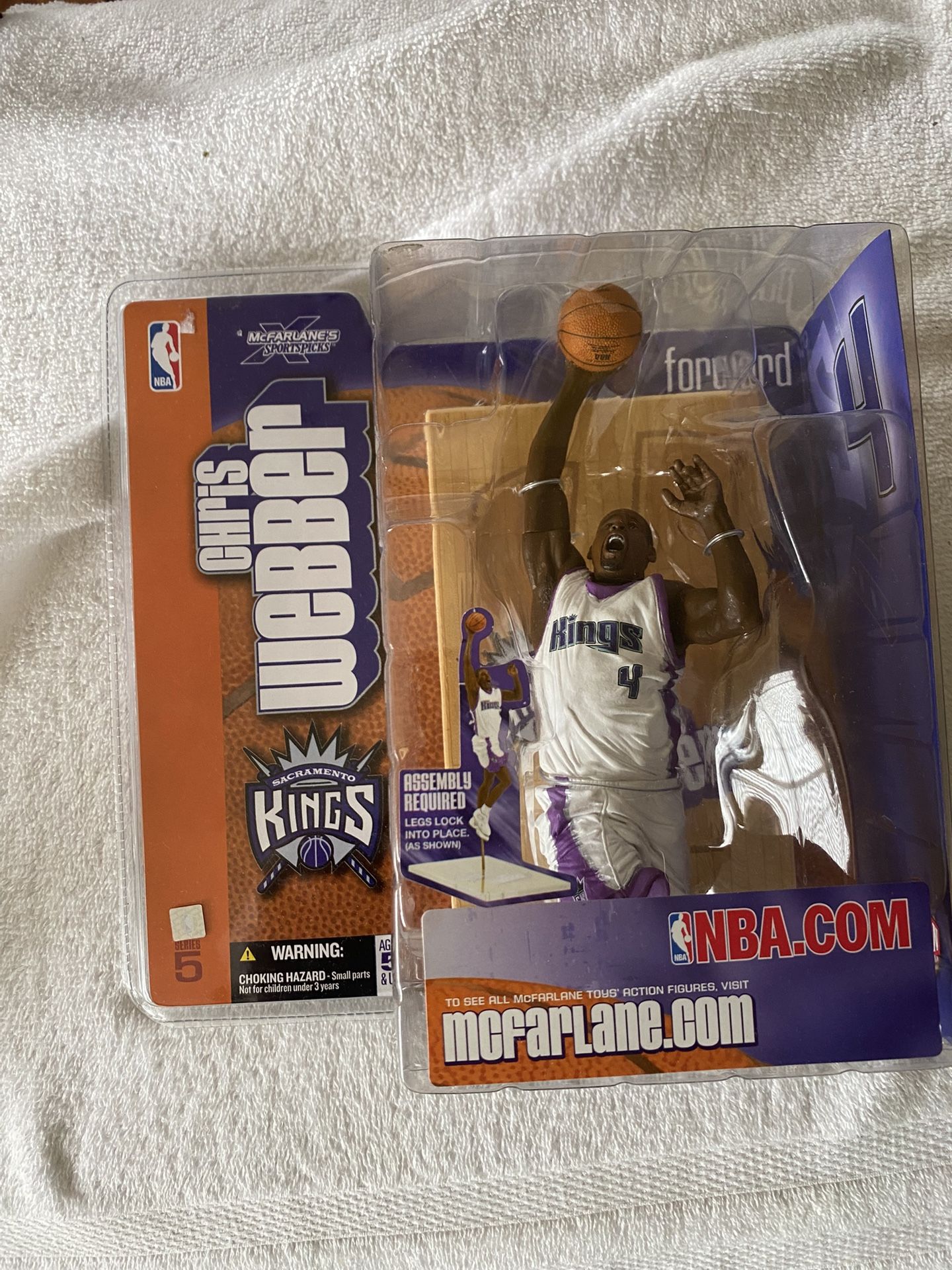 Chris Webber McFarlane 2003 Basketball Figure Series 5 Sacramento Kings NIB