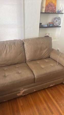 Large leather sofa sectional - come get it free!!