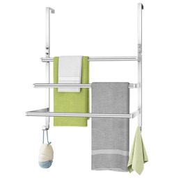 Over the door towel rack