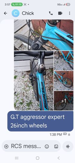 G t mountain bike with lots of extras