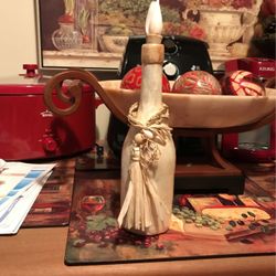 Decorative Bottle With Shell Cork