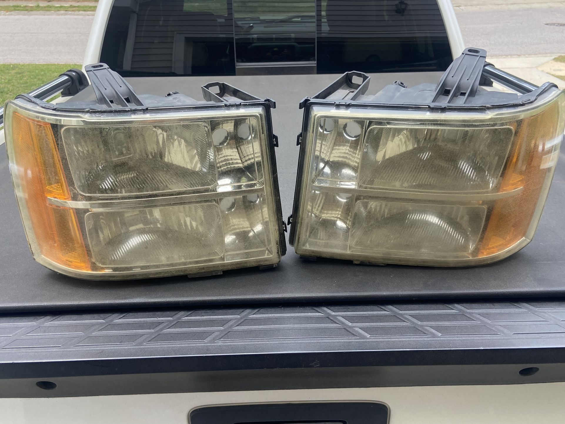 2011 GMC Sierra Denali Headlights LH & RH