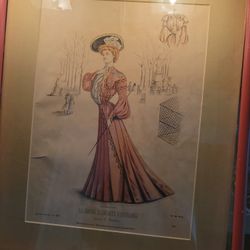 Vintage fashion art