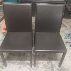Brown Dinning Room Chairs