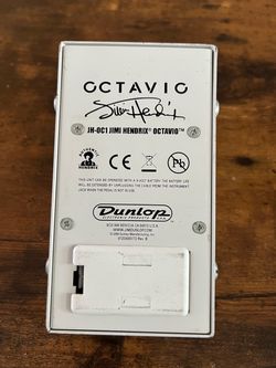 Dunlop JH-OC1 Jimi Hendrix Signature Octavio – Made in USA – White – Rare