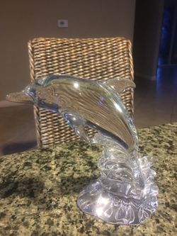 Princess house crystal dolphin