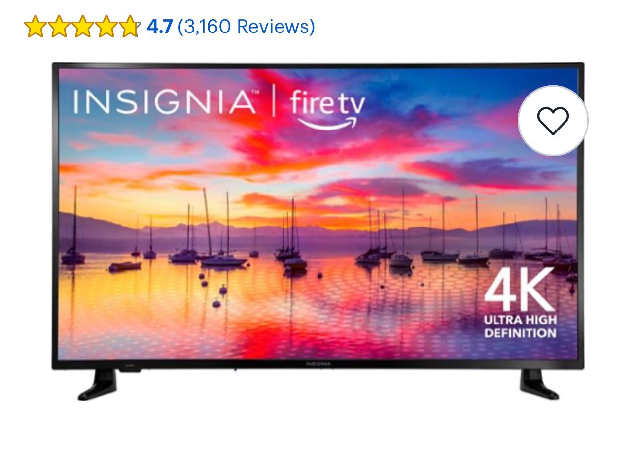 brand new smart tv Insignia 50 in 4K