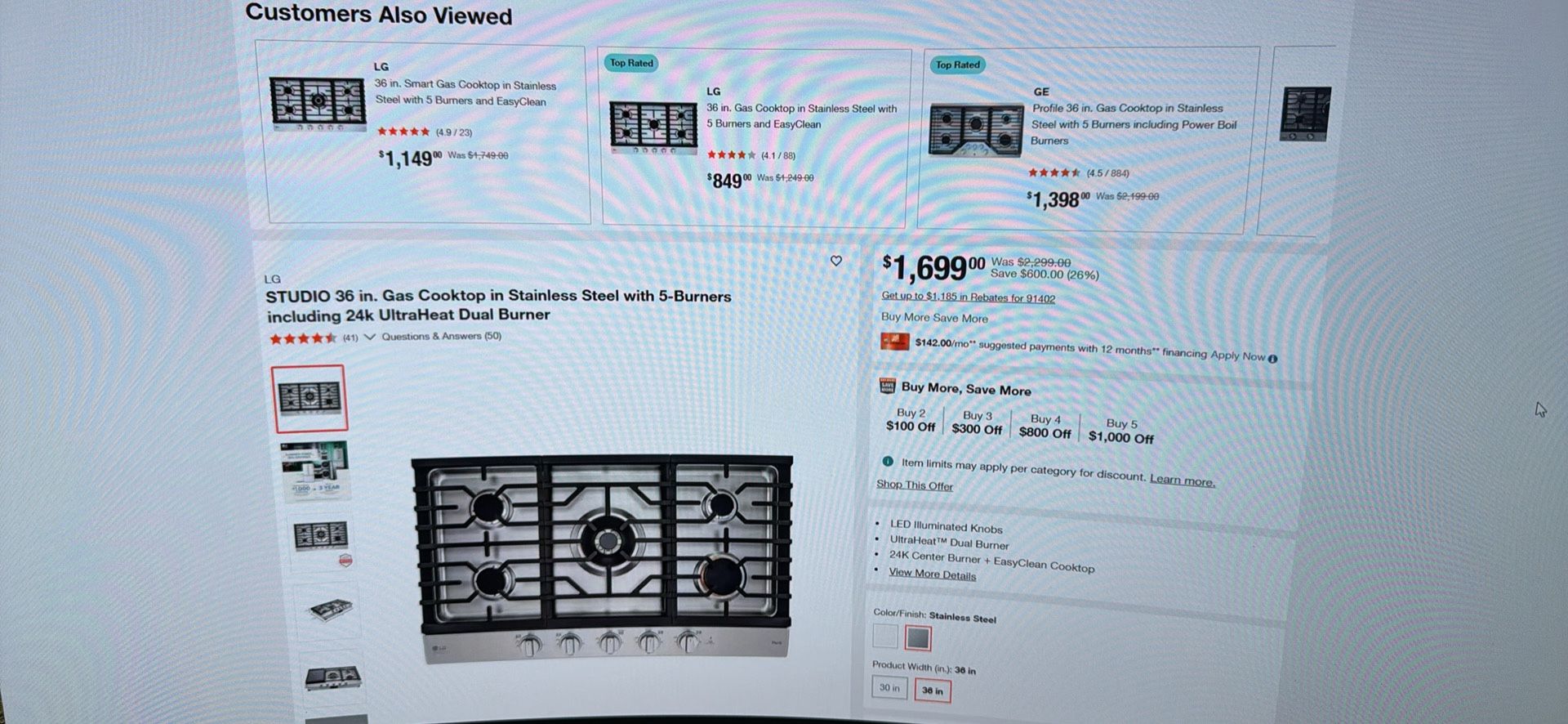 LG 36 Inch